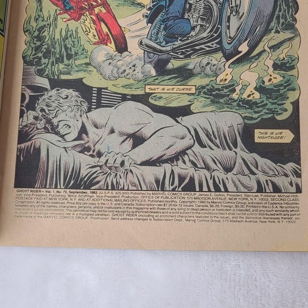 Ghost Rider 72 Marvel Comics Newsstand 1982 VG/FN 5.0 Bronze Age - Picture 4 of 16